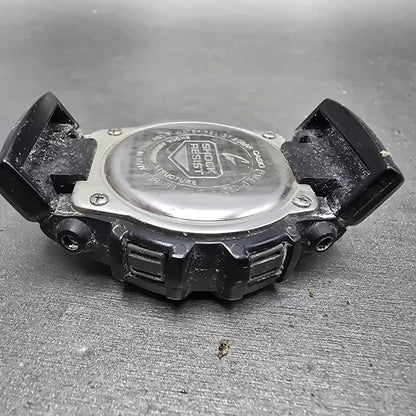 Casio G-Shock G-2300B Watch Men 47mm Black Red Alarm Chrono Solar PARTS9