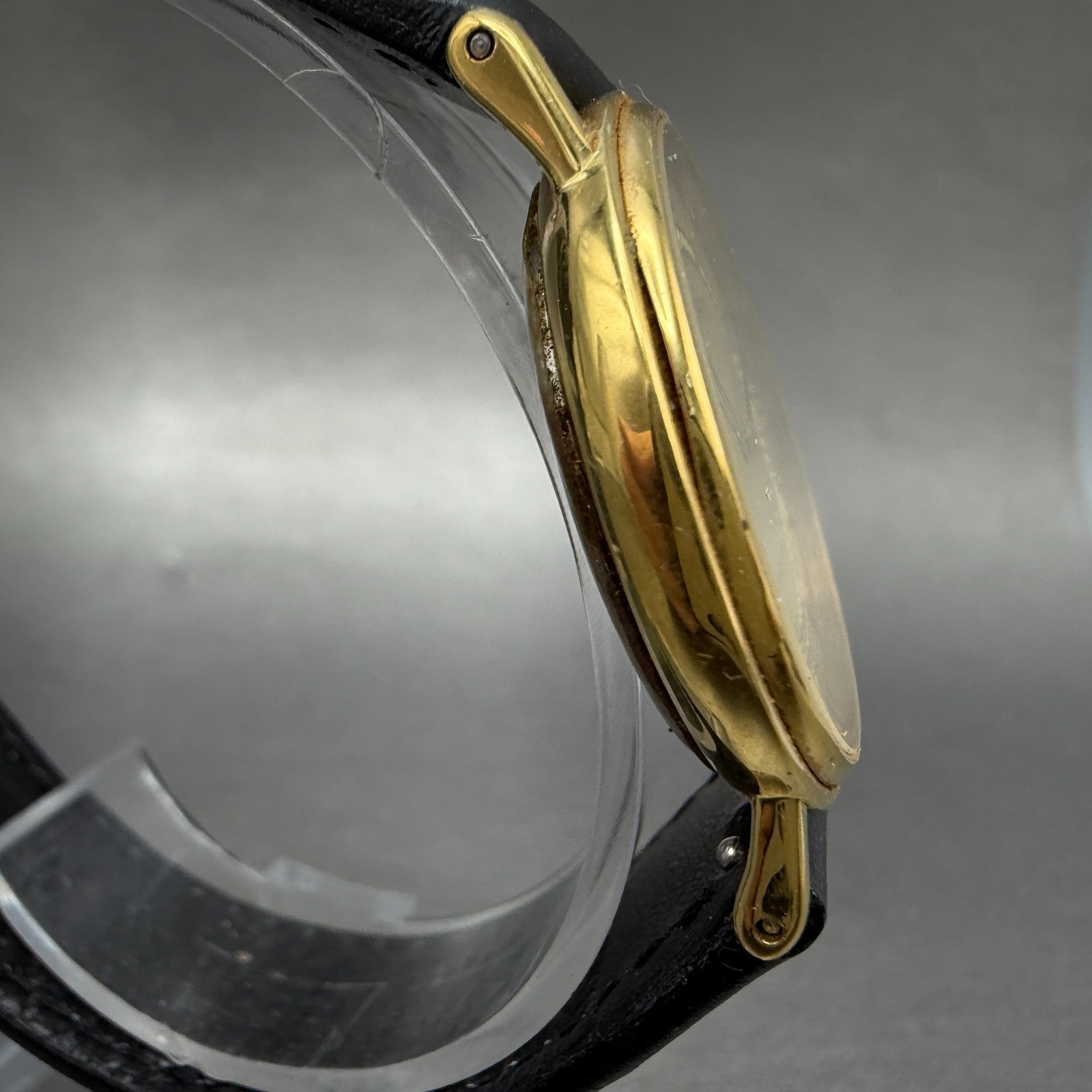Tissot Watch Unisex 31mm Gold Dial Gold Tone Round E168 Chaine D'Or New battery4