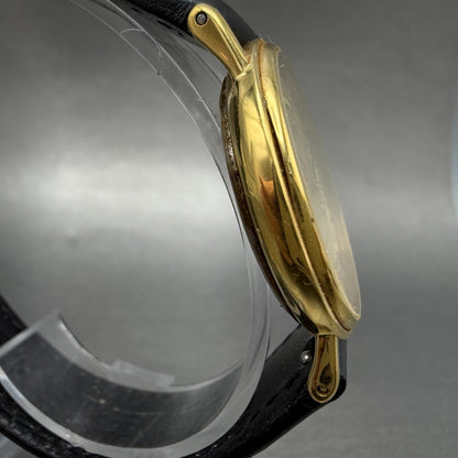 Tissot Watch Unisex 31mm Gold Dial Gold Tone Round E168 Chaine D'Or New battery4