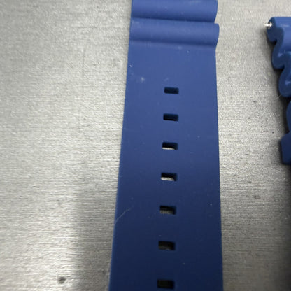 Tissot Blue Silicone Band 22mm T640.117 ZT QSQ Connected Two Piece Steel Buckle5
