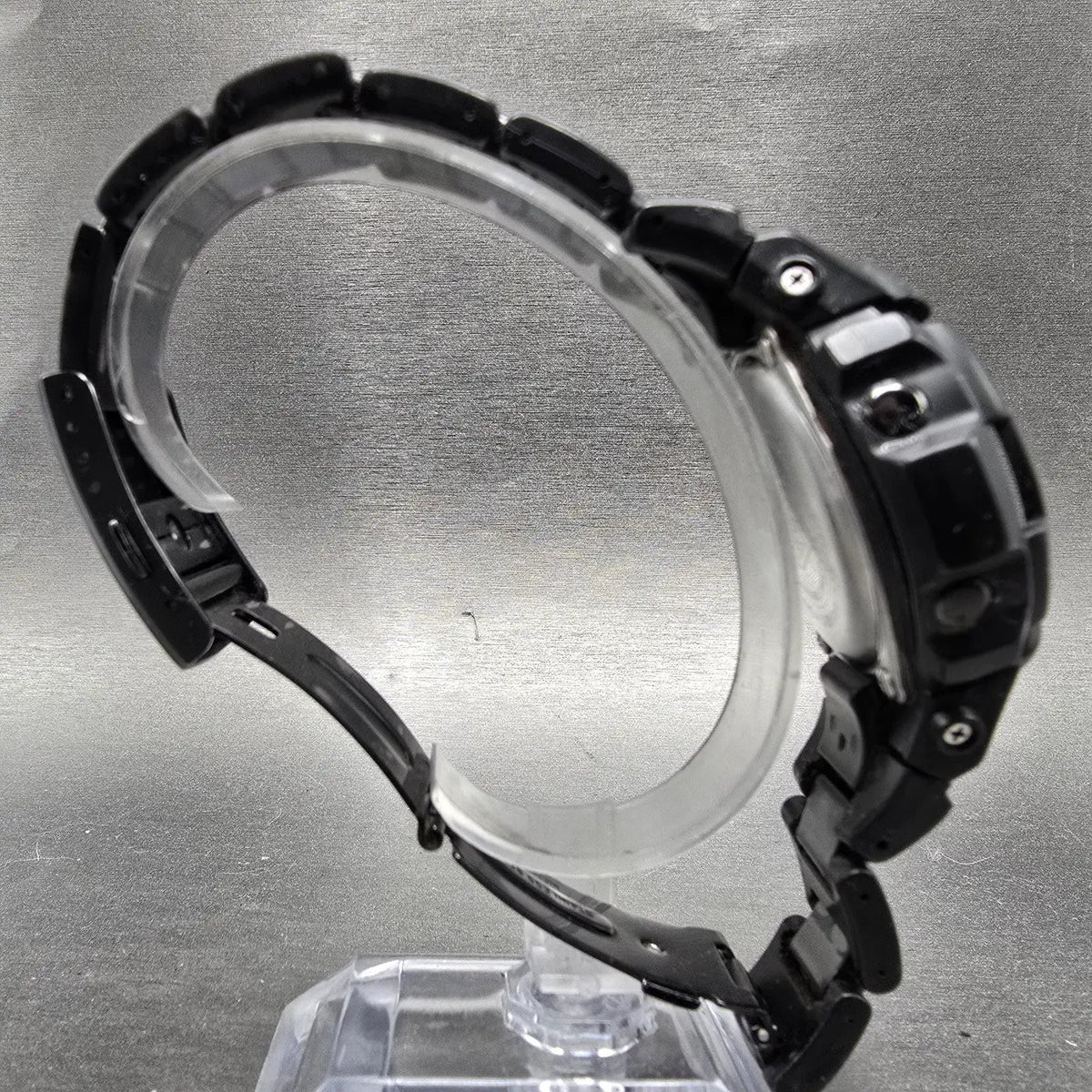 Casio G-Shock AWG-M100BC Watch Men 47mm Black Blue Alarm Chrono Solar READ!!!!!!8
