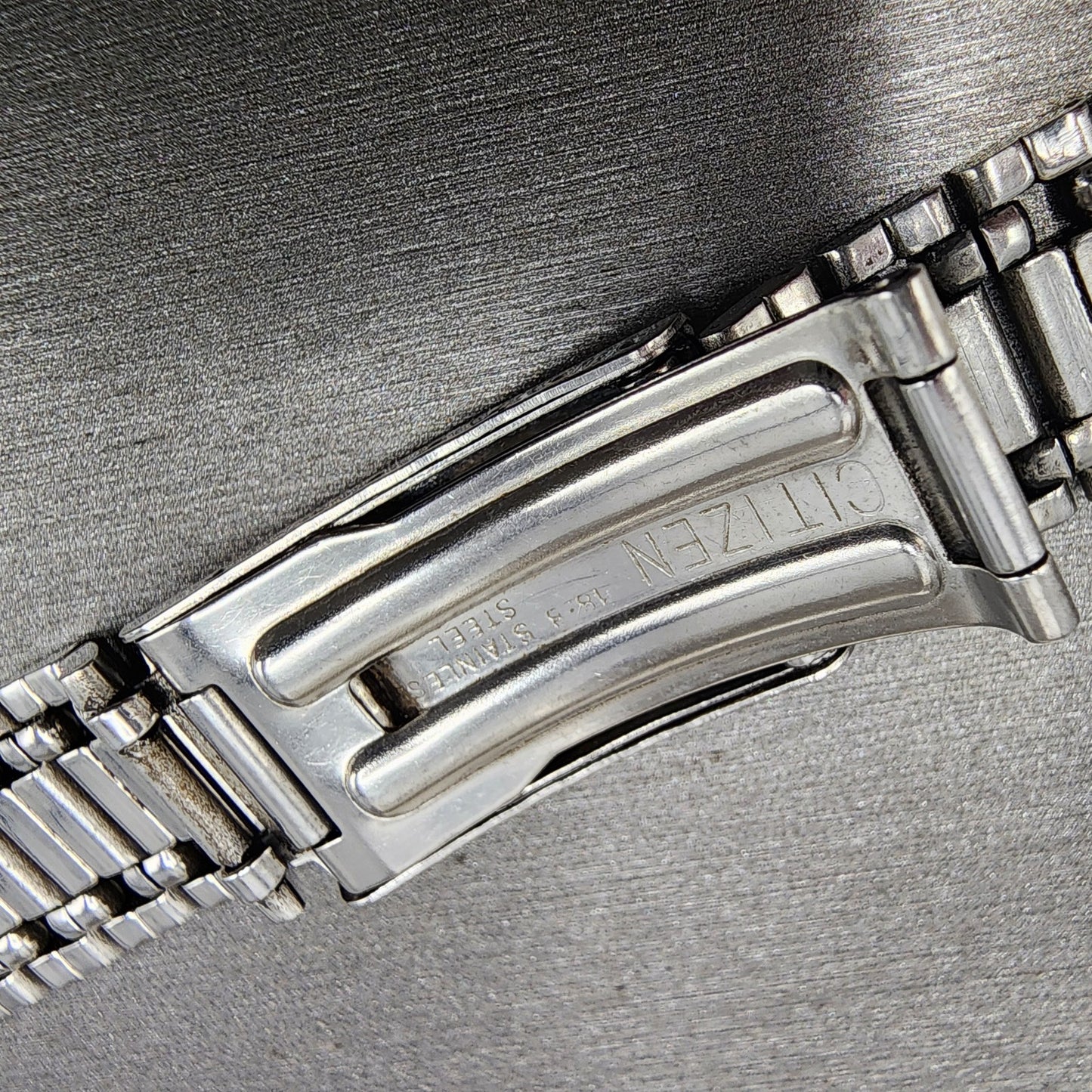 Citizen Bracelet 12mm Stainless Steel Tri Folding Clasp  Vintage8