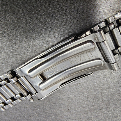 Citizen Bracelet 12mm Stainless Steel Tri Folding Clasp  Vintage8