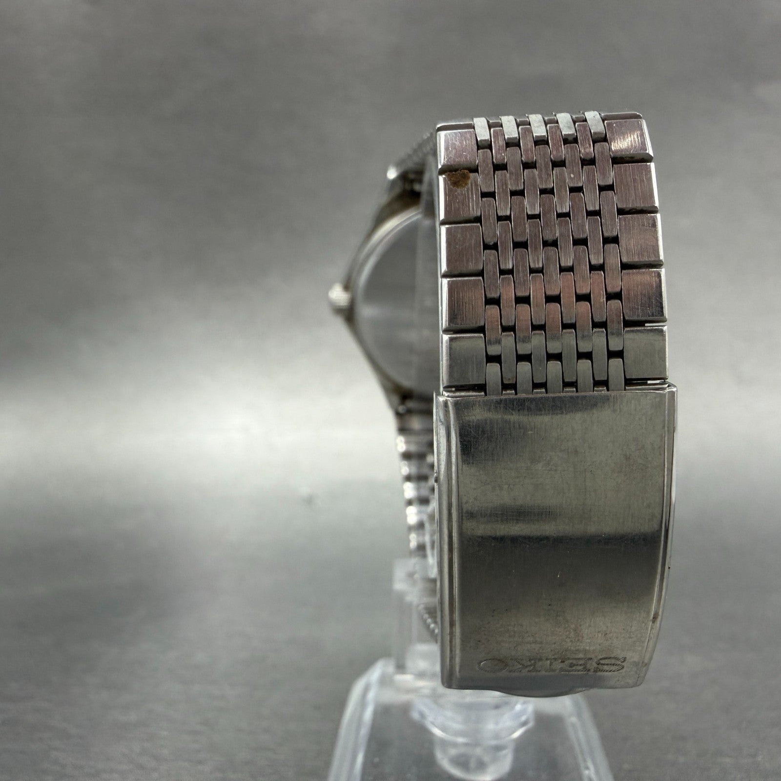 Seiko Spirit Watch Men 35mm Silver Dial Silver Tone Daydate 7N93-7000 New Batt7