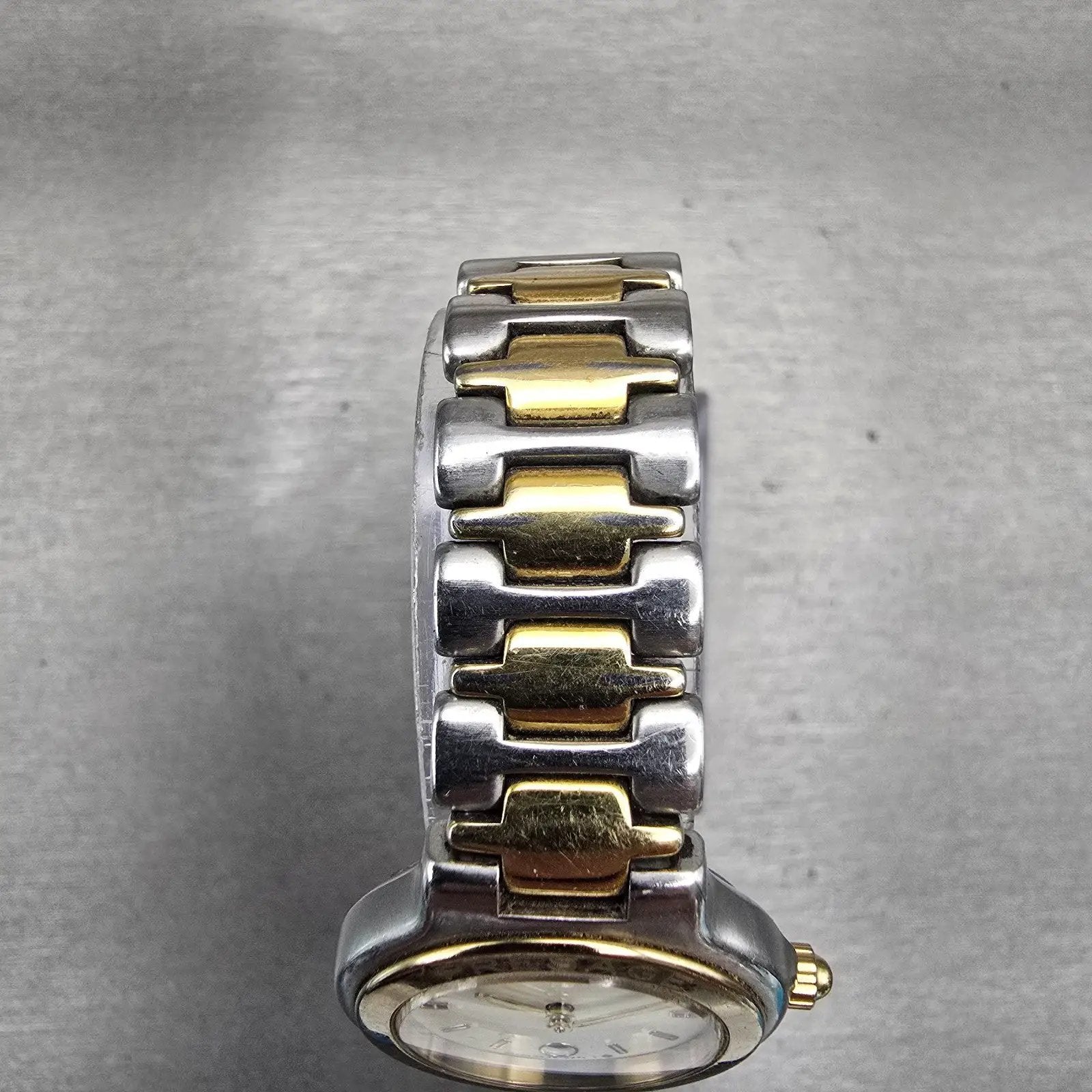 Seiko Presage Watch Women 26mm Ivory Dial Two Tone Date Round 3E29-0100 New Batt4
