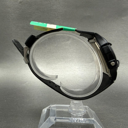 Casio AQW-5 Watch Men 36mm Analog Digital Black Tone Round VTG PARTS9