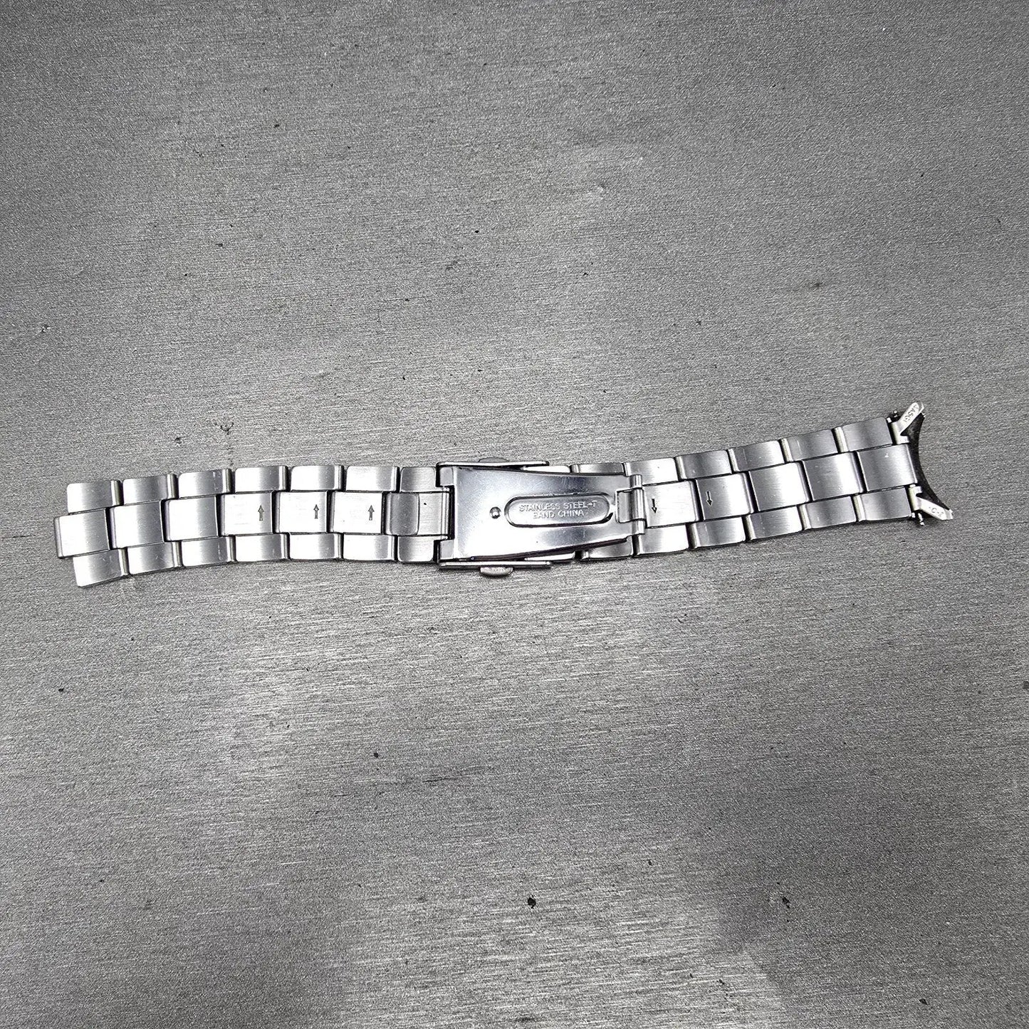 Seiko Bracelet 20mm Stainless Steel Silver Tone Tri Folding Clasp 4A5G1CI Japan8
