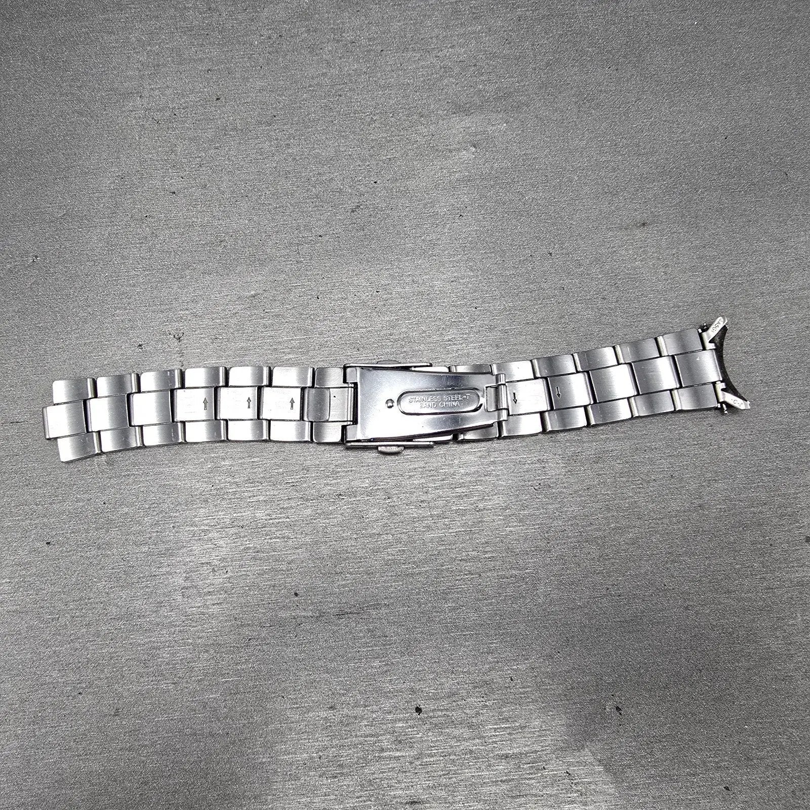 Seiko Bracelet 20mm Stainless Steel Silver Tone Tri Folding Clasp 4A5G1CI Japan8