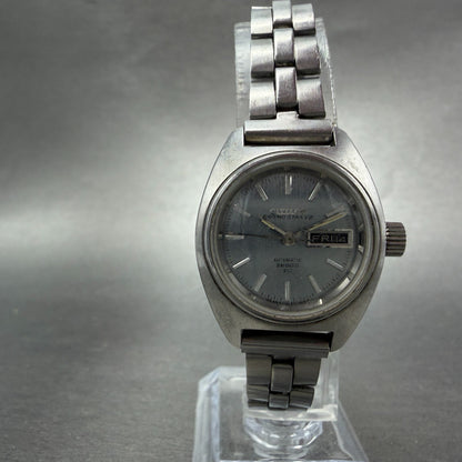 Citizen Cosmo Star V2 Watch Women 25mm Silver Dial Steel Daydate 4-660439 Runs5