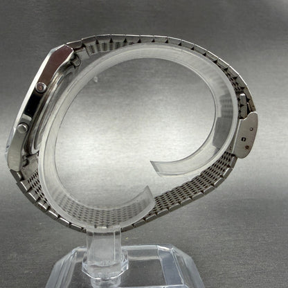 Casio Casiotron Watch Men 32mm Digital Daydate Oval 49CS-35 Vintage PARTS7