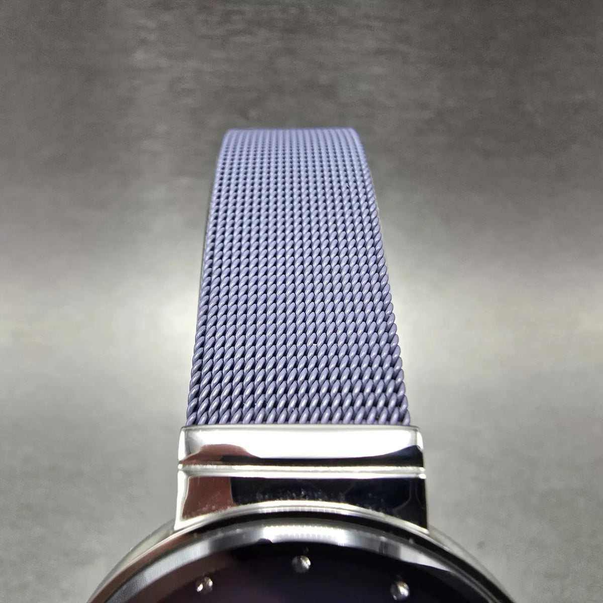 Bering Classic Watch Women 31mm Purple Dial Silver Purple Mesh Band Round Works16