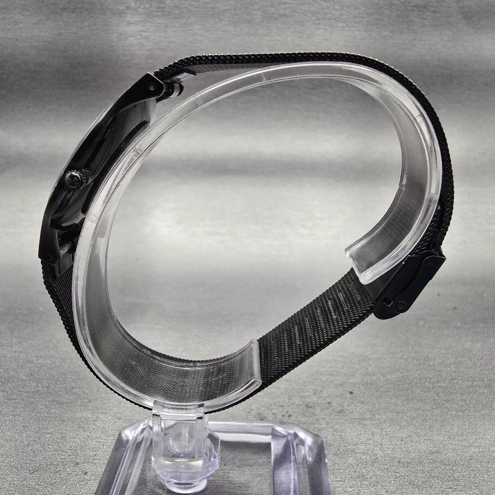 Skagen Watch Men 34mm Black Dial Black Tone Titanium Round 233LTMB New Battery6