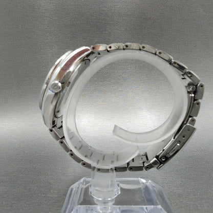 Citizen EcoDrive Watch Women 34mm Silver Dial Steel Daydate Round Crystal Works6