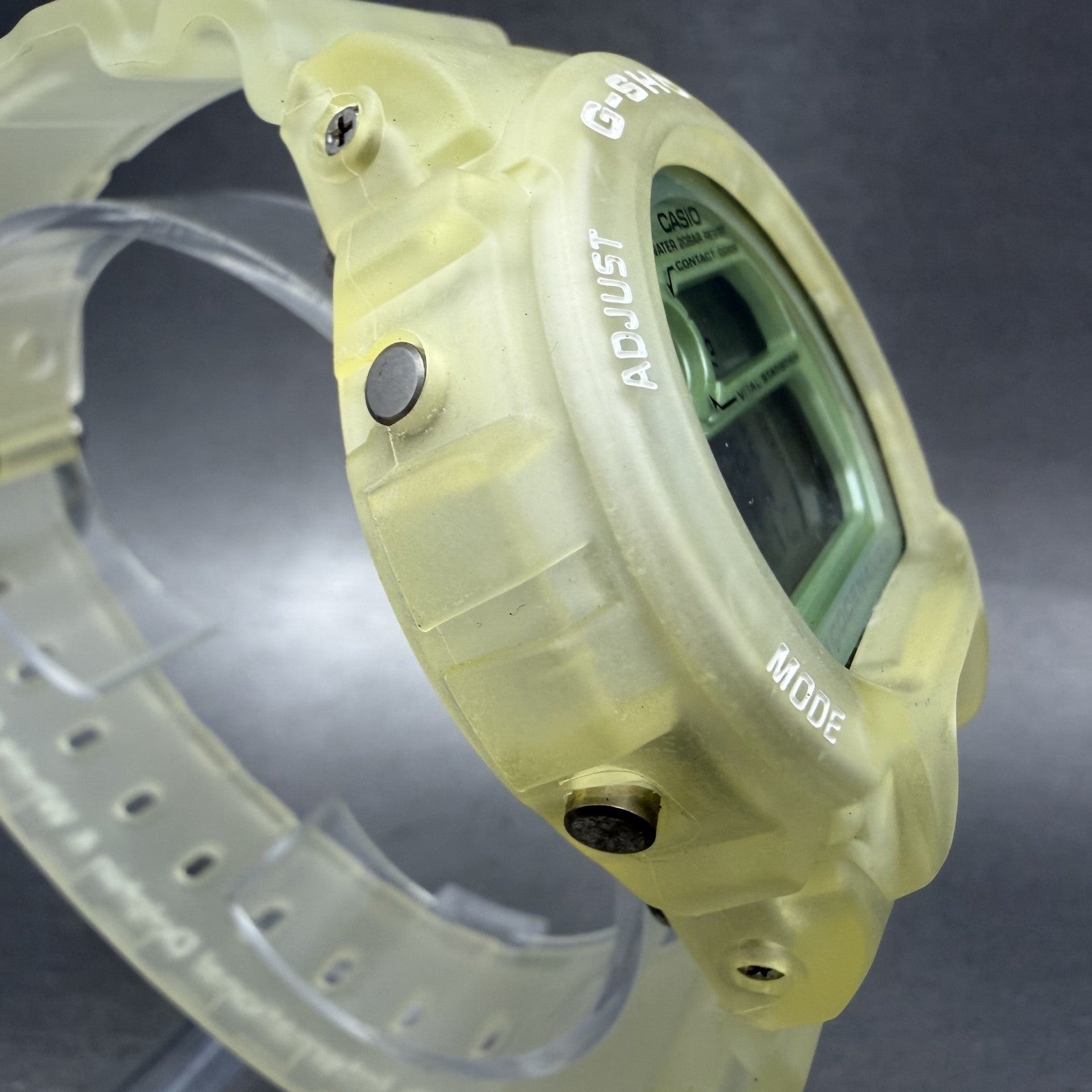 Casio G-Shock DW-6910K Watch Men 50mm Digital Clear Alarm Chrono READ!!!!! ICERC3