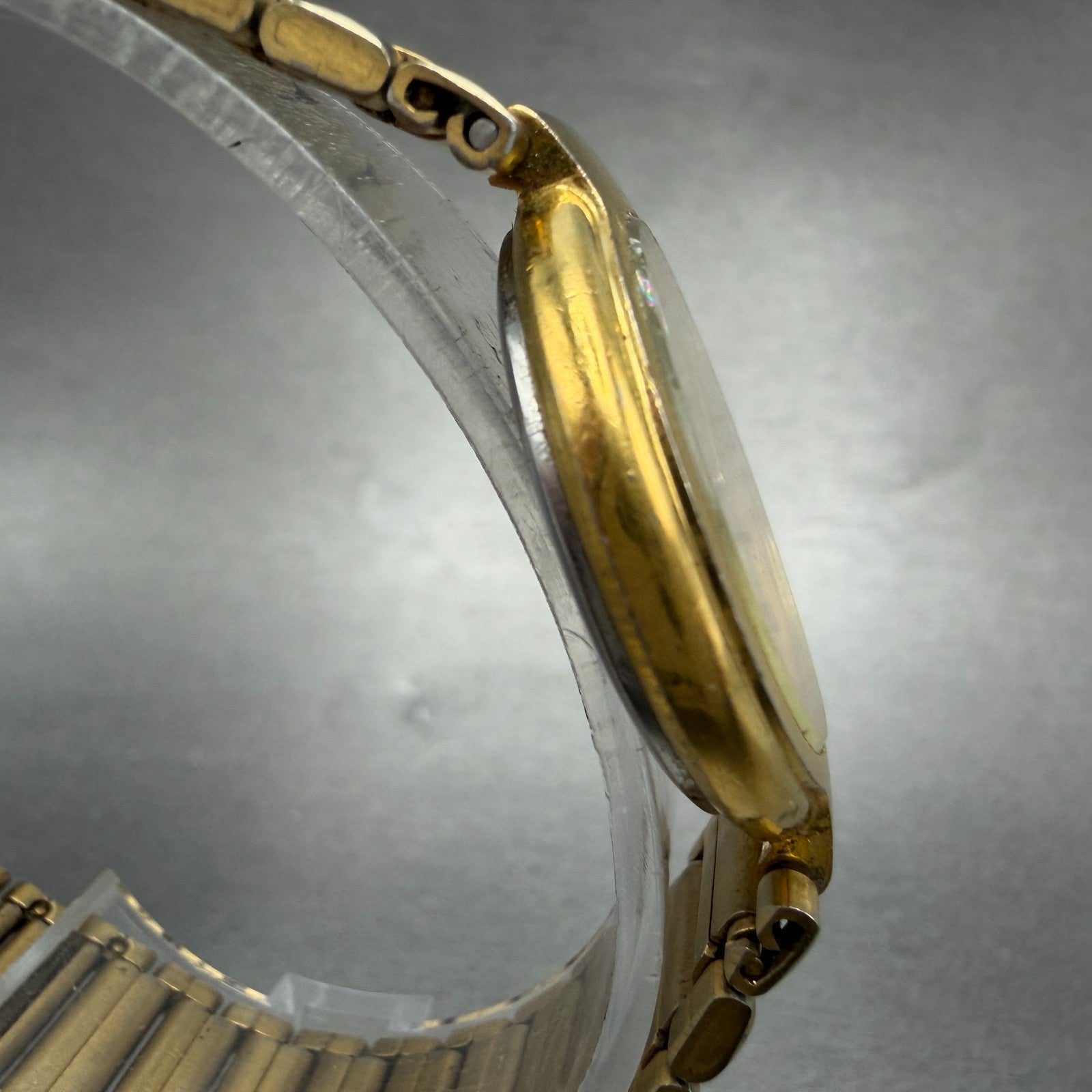 Citizen CQ Watch Women 29mm Gold Dial Gold Tone Round 3620-364708 New Battery3