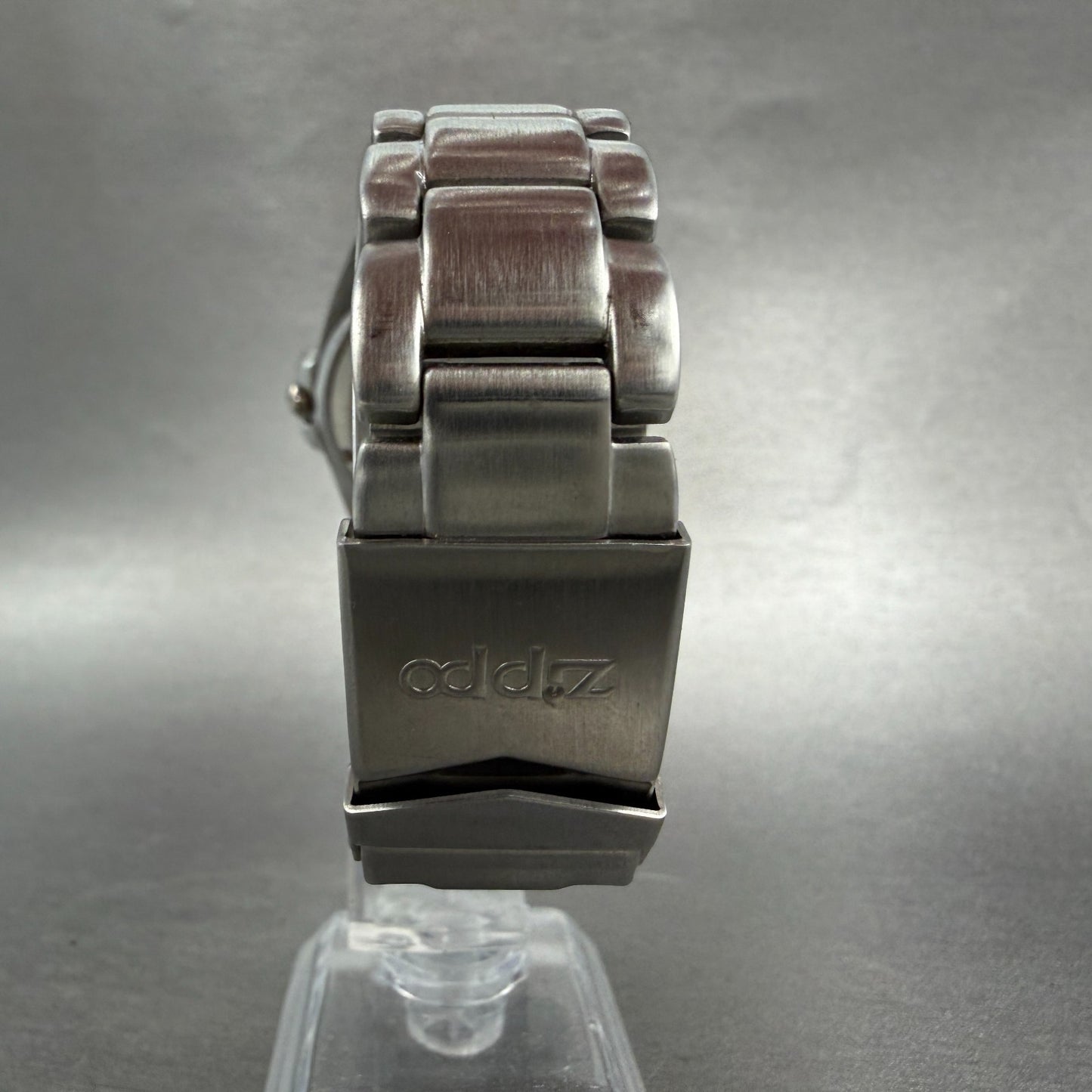 Zippo Watch Men 38mm Silver Dial Silver Tone Round New Battery Vintage7