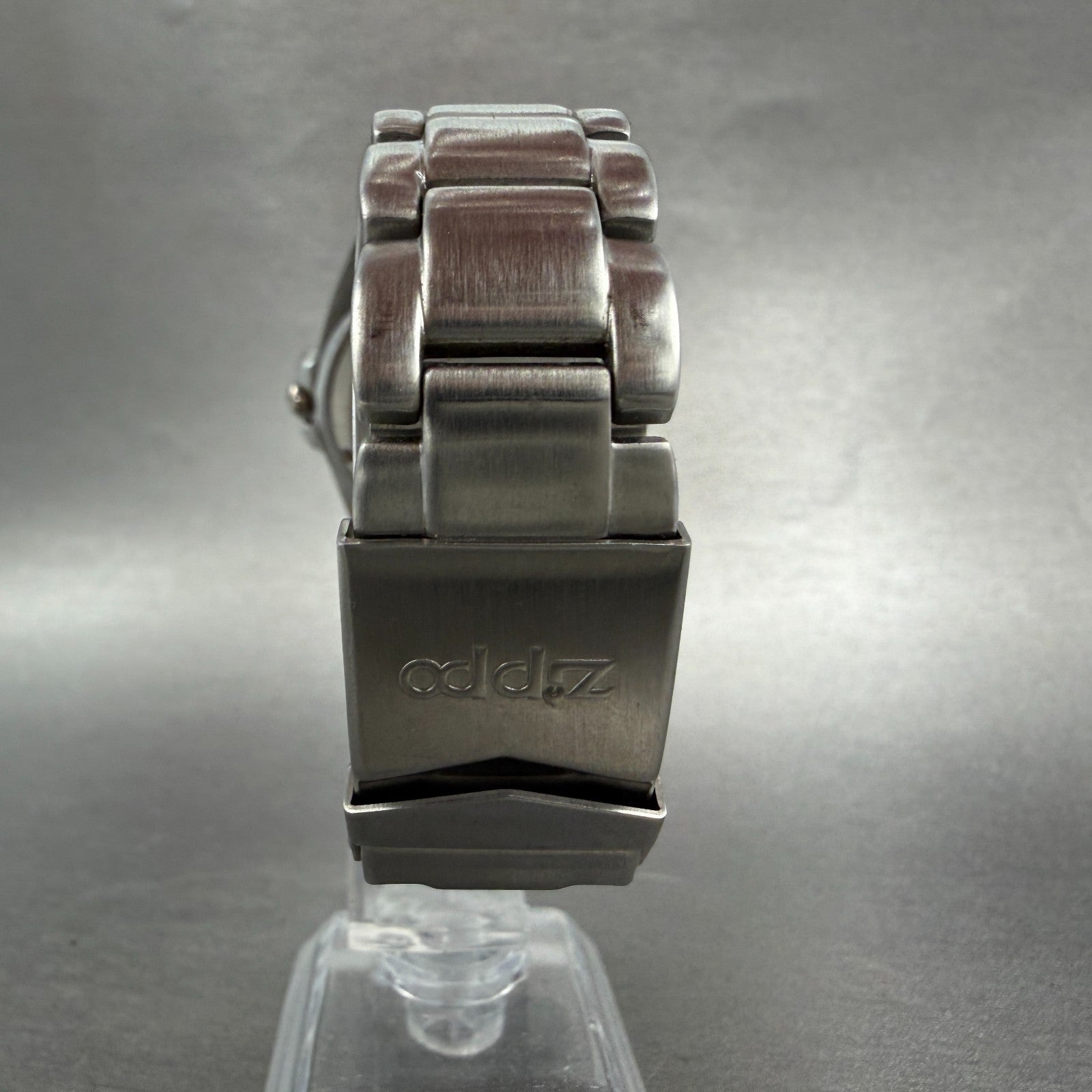 Zippo Watch Men 38mm Silver Dial Silver Tone Round New Battery Vintage7