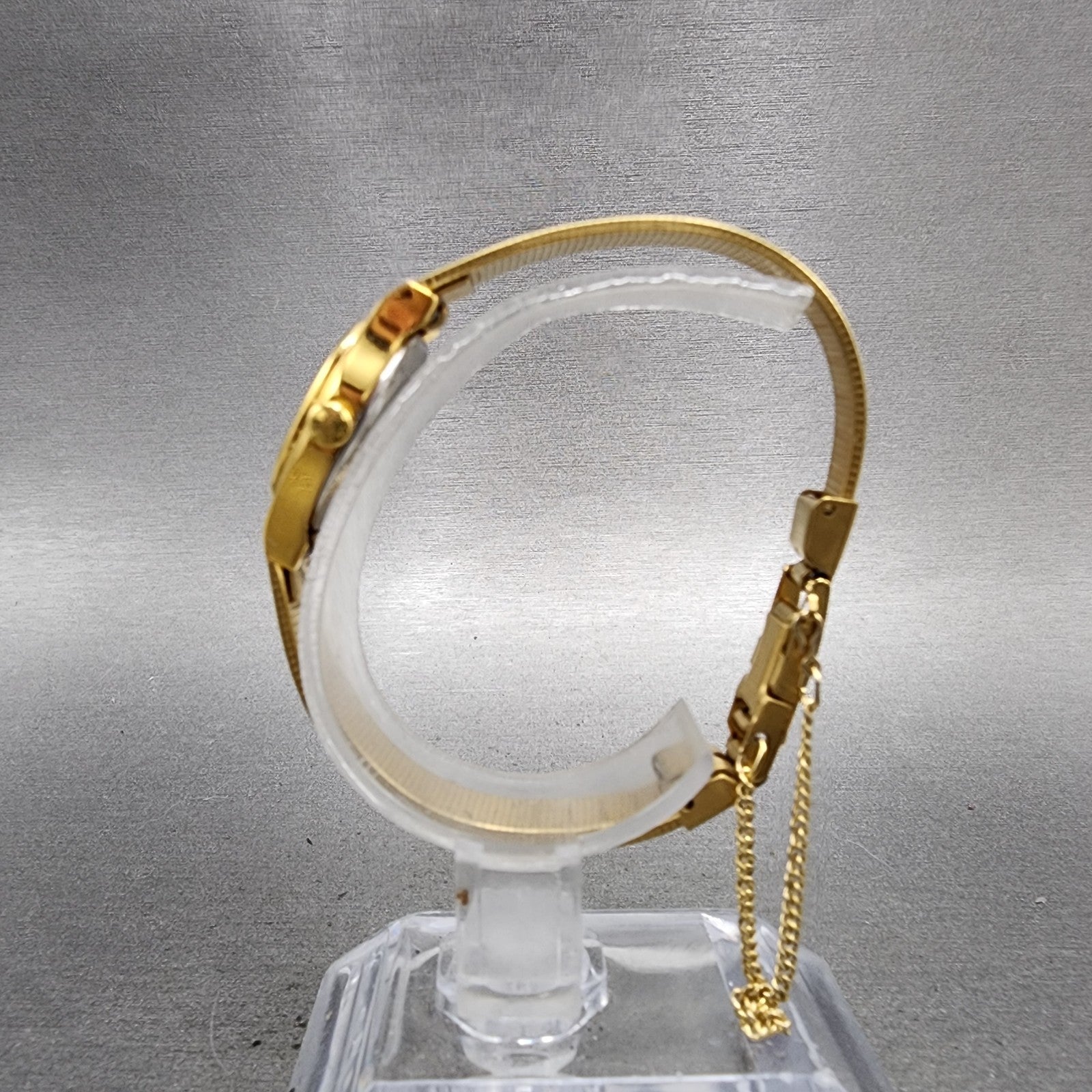 Citizen CQ Watch Women 16mm Black Dial Gold Tone Oval 3220S34054Z New Battery6