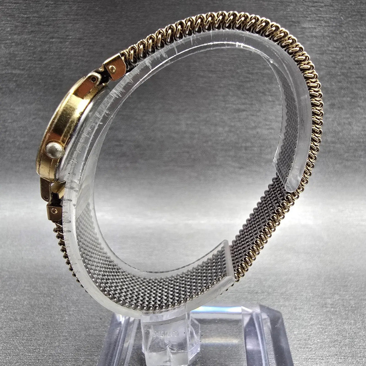 Seiko Watch Women 23mm White Dial Gold Tone Round 7321-0100 New Battery VTG JP36