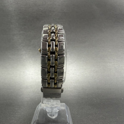 Seiko Watch Women 26mm Silver Dial Two Tone Date Round 7n82-0at0 New Battery IOJ7