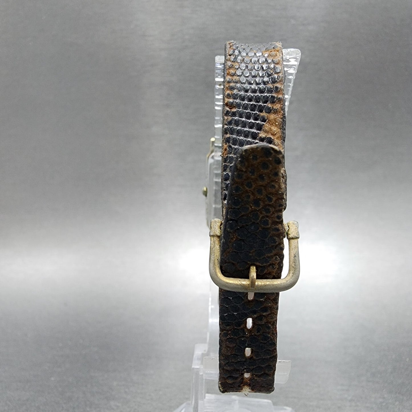 Seiko Tank Watch Women 19mm White Dial Two Tone Rectangle 73205909 New battery7