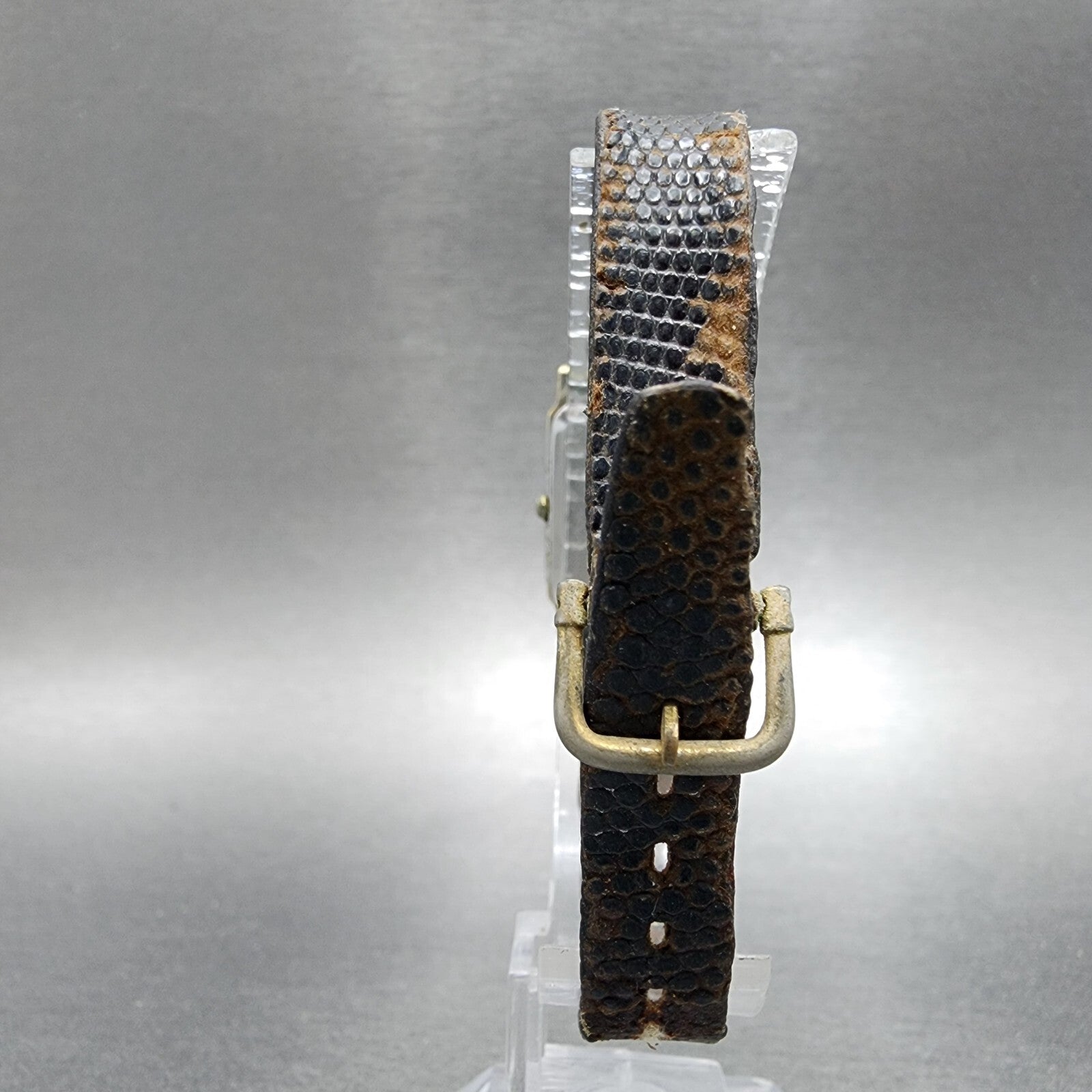 Seiko Tank Watch Women 19mm White Dial Two Tone Rectangle 73205909 New battery7