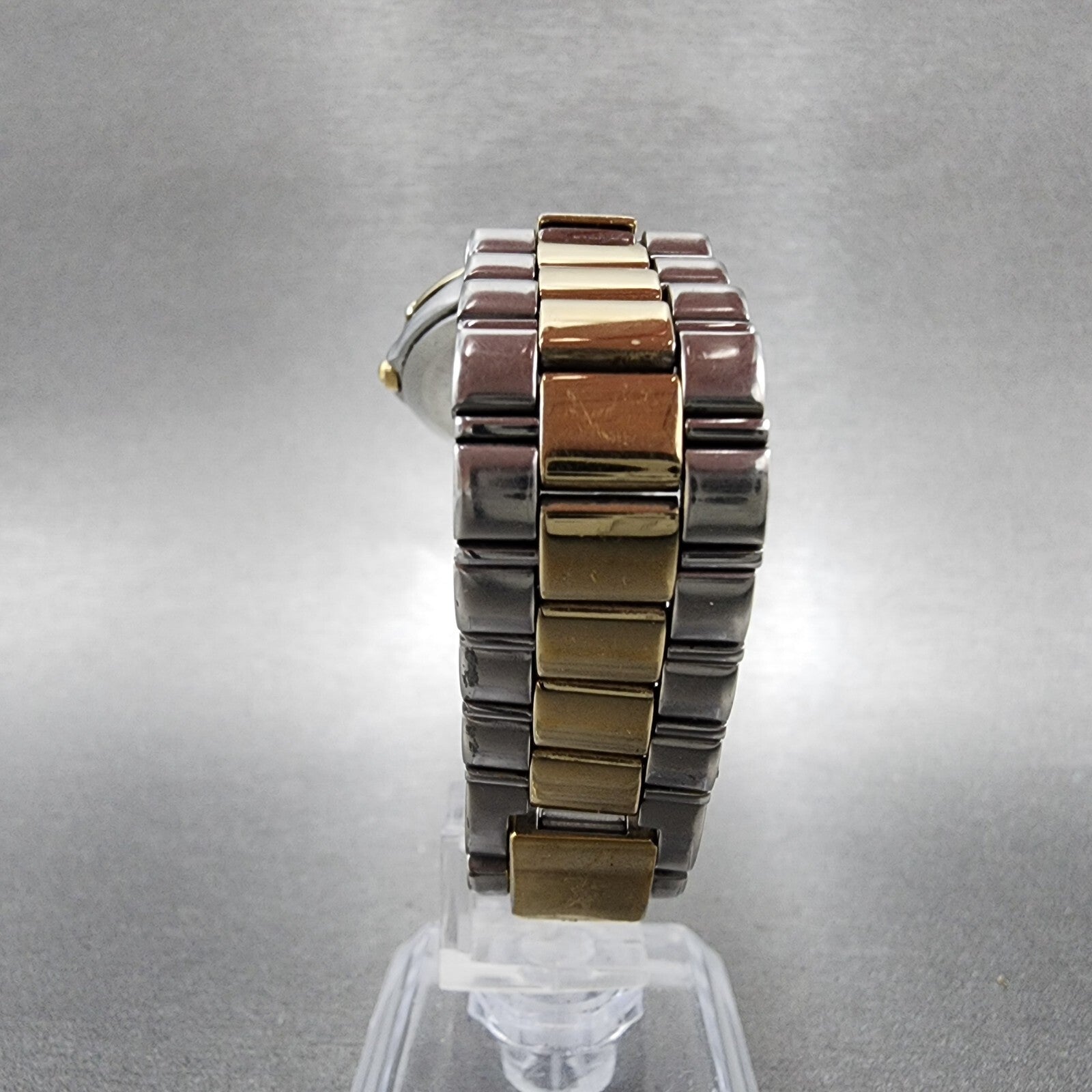 Yves Saint Laurent Watch Women 29mm White Dial Two Tone 4630E63450 New Battery7