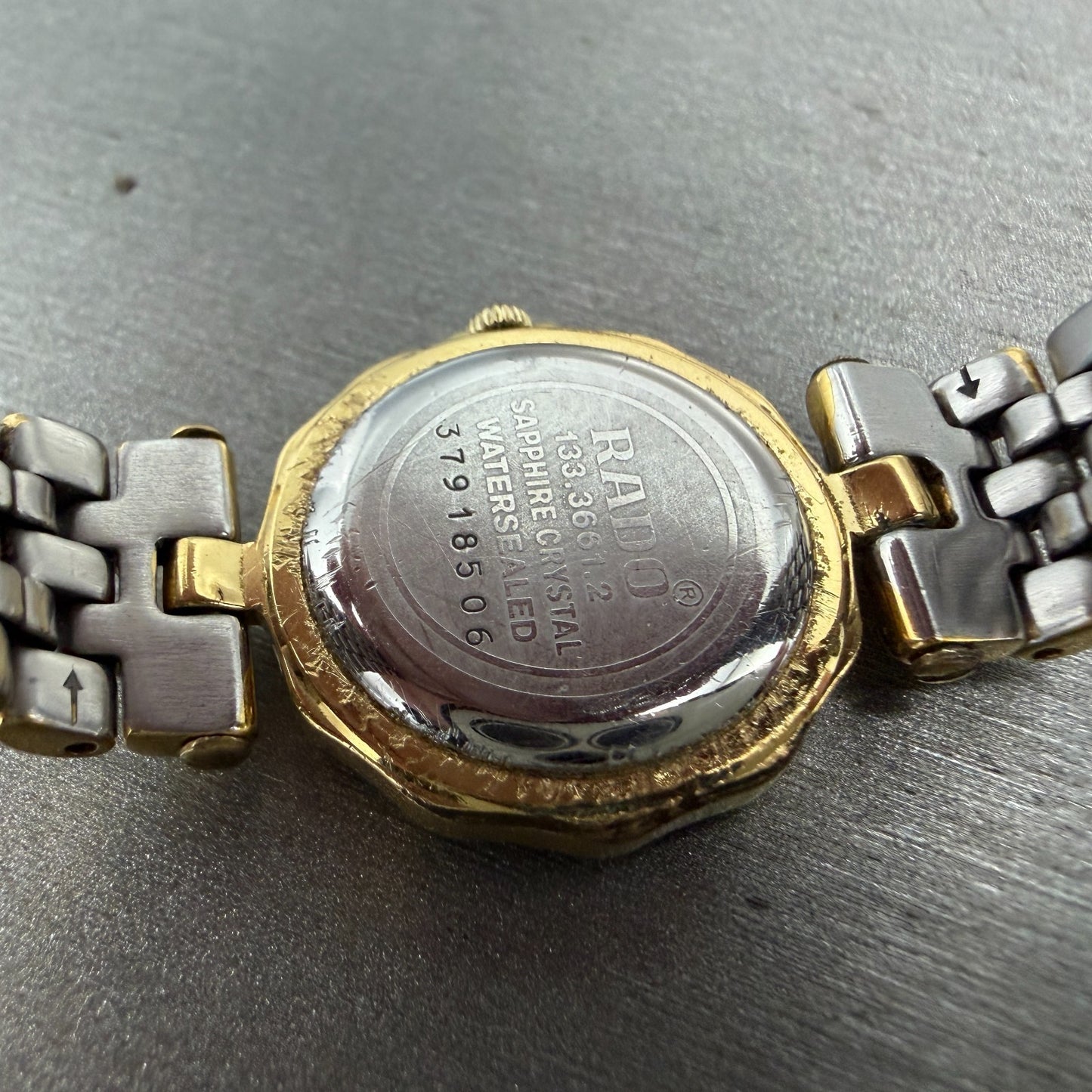 RADO Florence Watch Women 23mm Champagne Dial Two Tone 133.3661.2 New Battery9