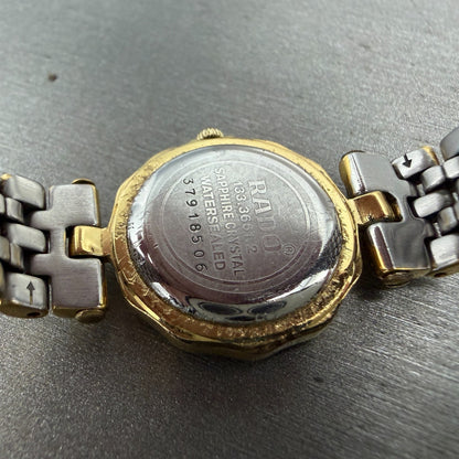 RADO Florence Watch Women 23mm Champagne Dial Two Tone 133.3661.2 New Battery9