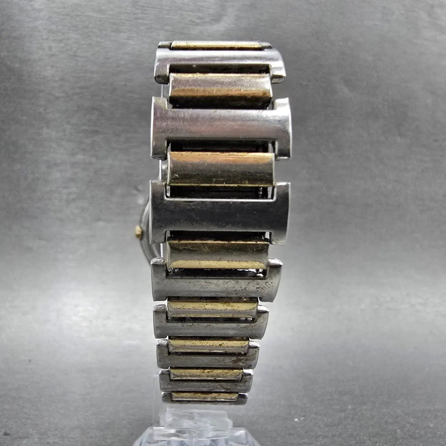 Citizen CQ Crystron Watch Men 37mm Champagne Dial Two Tone Daydate 4-732570 PART10