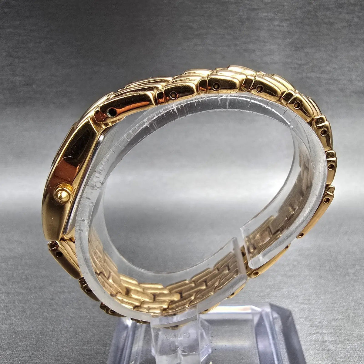 Seiko Watch Women 18mm White Dial Gold Tone Oval 4N00-7209 New Battery Vintage6