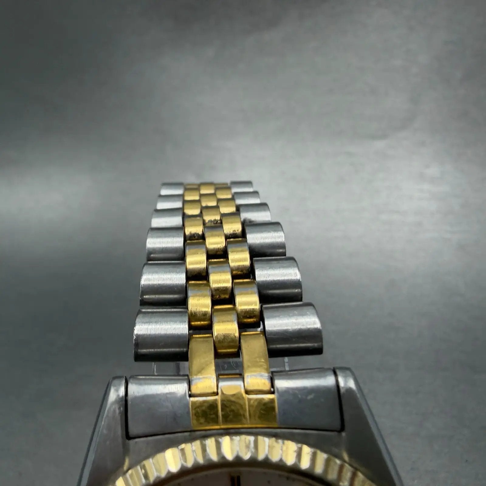 Seiko SQ President Watch Men 36mm Silver Dial Two Tone Daydate Round New Battery4