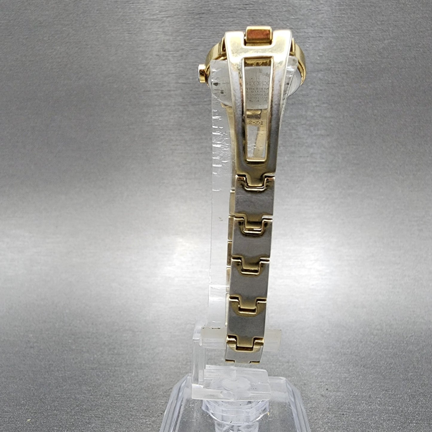 Seiko Watch Women 20mm MOP Dial Gold Tone Round 1n000gn0 New Battery7