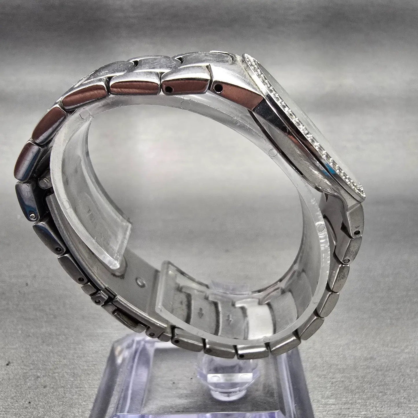 Skagen Watch Women 32mm MOP Dial Silver Tone Crystals Round 644LSSX1 New Battery8