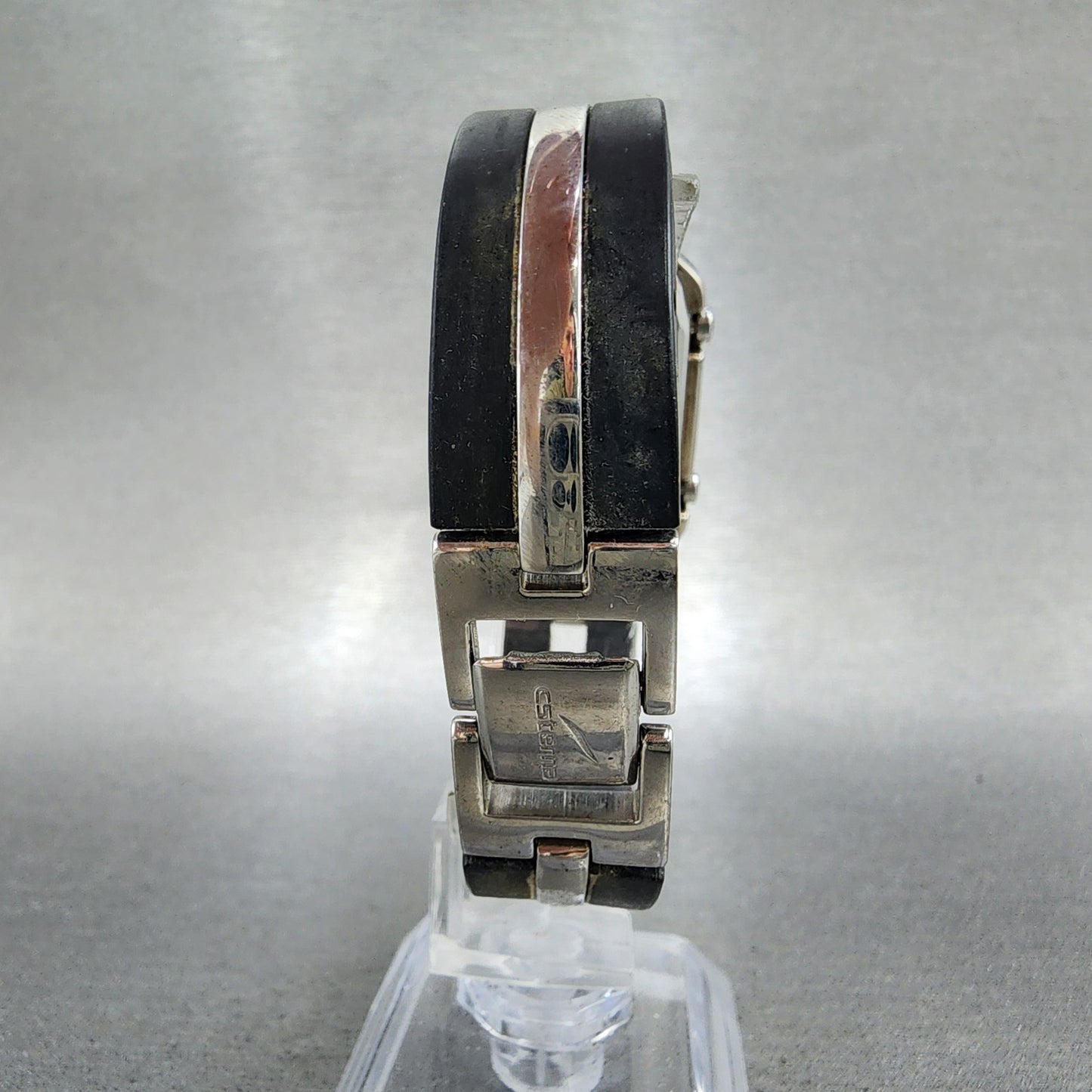 Casio Csterna Watch Women 25mm Digital Silver Tone Rectangle CSN022 New Battery8