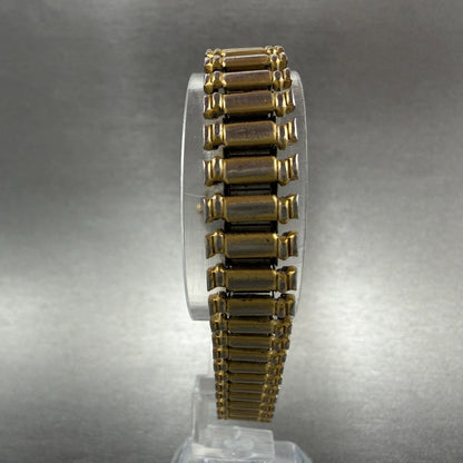 Seiko Watch Women 20mm Champagne Dial Gold Tone Round 1N01-0E19 New Battery VTG7