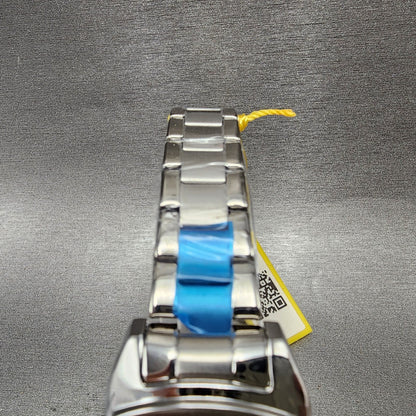 Invicta Lupah Watch Women 26mm Yellow Dial Silver Tone Rectangle 24115 New Batt4