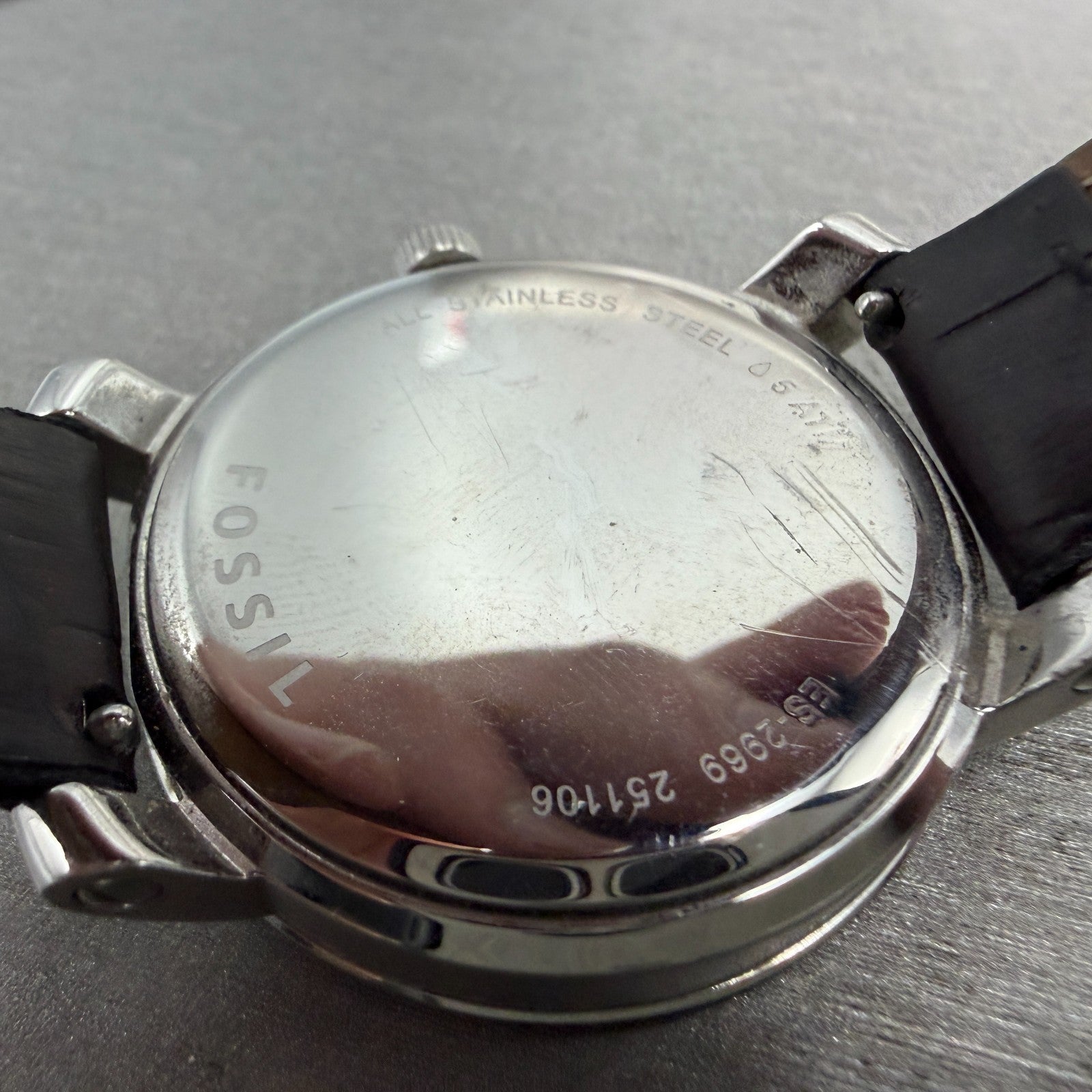 Fossil Imogene Watch Women 38mm MOP Dial Steel Daydate ES-2969 New Battery9
