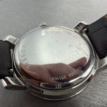 Fossil Imogene Watch Women 38mm MOP Dial Steel Daydate ES-2969 New Battery9