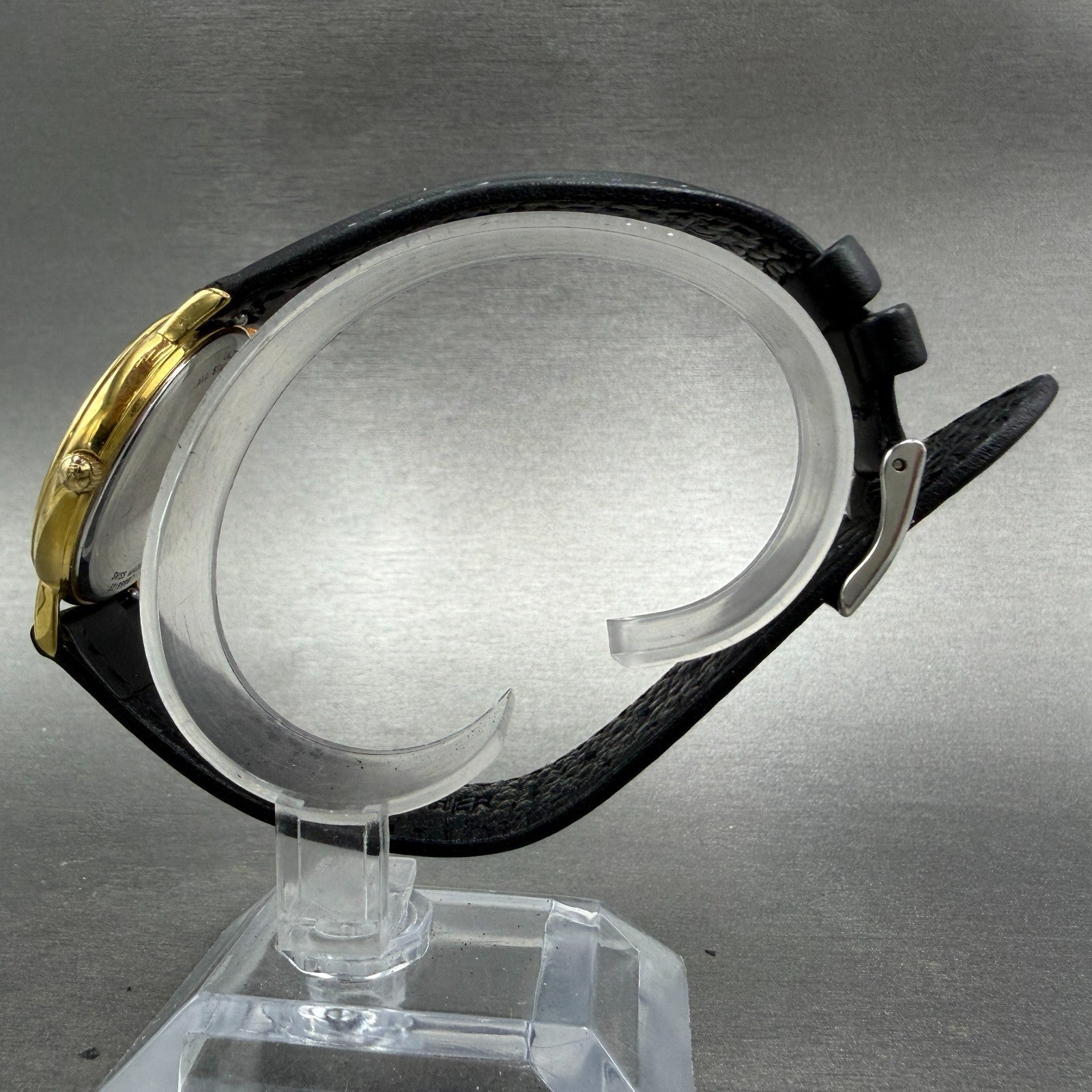 Longines Grand Classic Watch Men 33mm Gold Dial Gold Tone Date L4.720.2 New Batt6