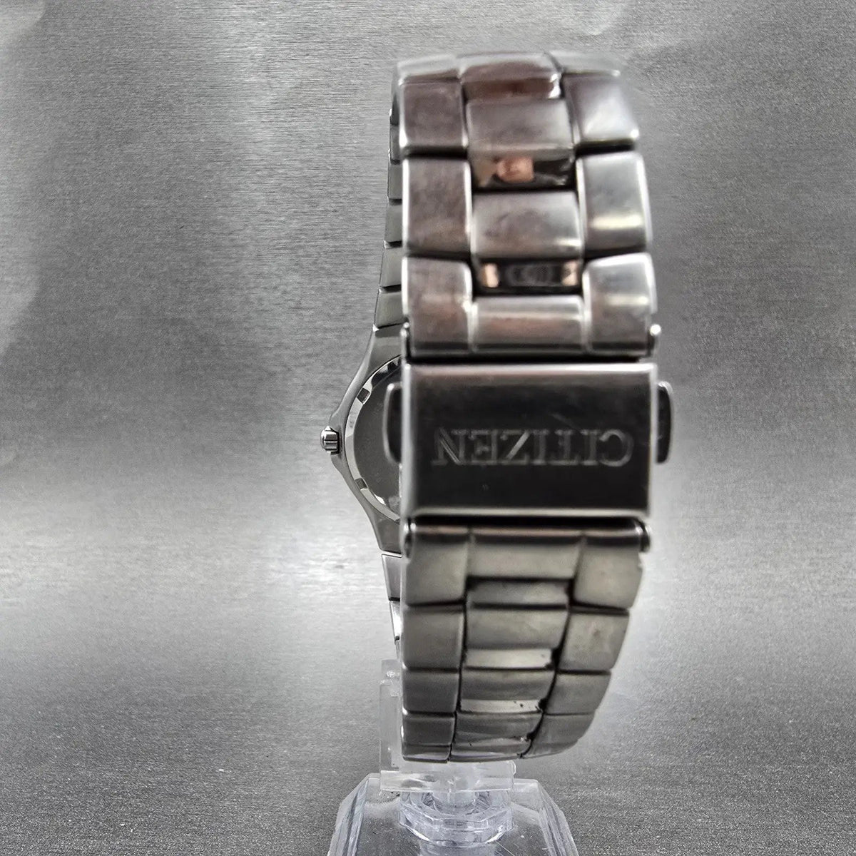 Citizen Eco-Drive Watch Men 36mm Silver Dial Steel Daydate Round E101-K17535 JP7