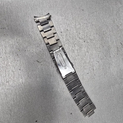 Seiko Bracelet 20mm Black & Gold Tone For 6A32-00B0 Tri Folding 3363 GI Steel5