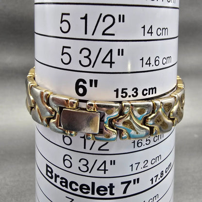 Citizen Watch Women 16mm MOP Dial Gold Tone Oval 3220-326130 New Battery Vintage9