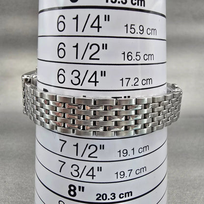 Citizen Watch Women 18mm Black Dial Silver Tone Rectangle 5930-S038588 New Batt9