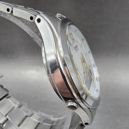Casio Lineage LCW-M200 Watch Men 38mm White Dial Steel Analog Digital Solar JDM23