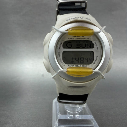 Casio Baby-G BG-097 Watch Women 40mm Digital White Alarm Chrono New Battery5