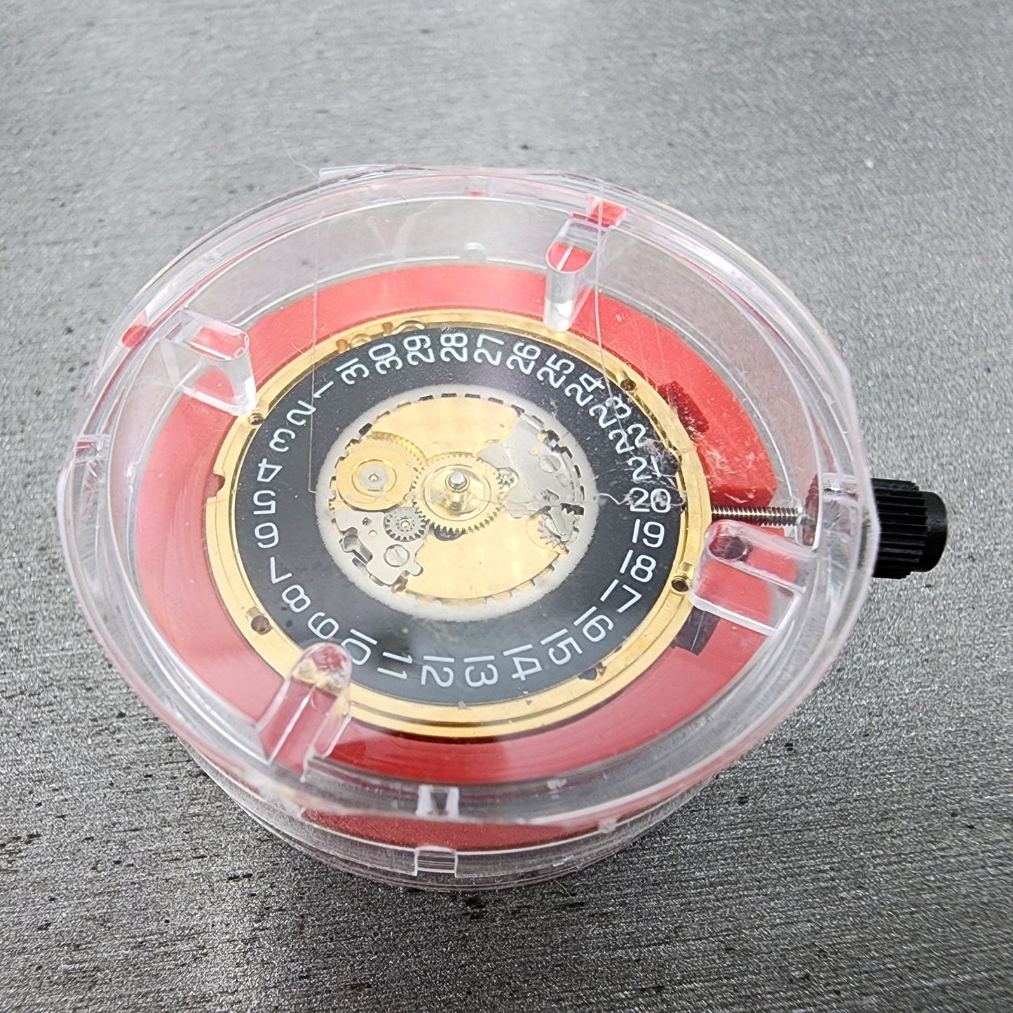 Bvlgari Solo Tempo ST35S Movement cal. MVE002TEE Black Date Wheel 7 Jewels PART0