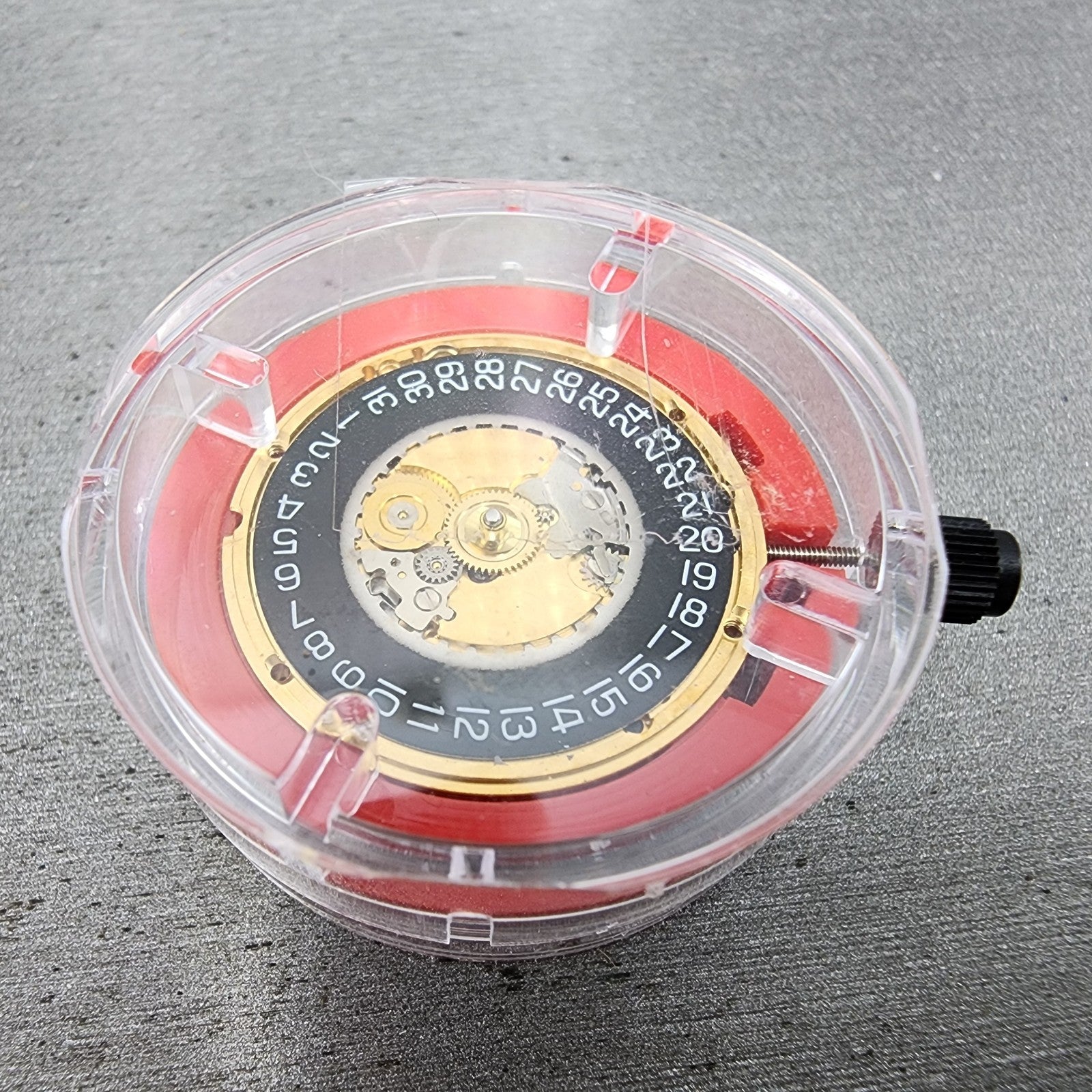 Bvlgari Solo Tempo ST35S Movement cal. MVE002TEE Black Date Wheel 7 Jewels PART0