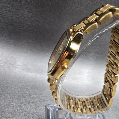 Citizen Watch Women 20mm Champagne Dial Gold Tone Rectangle 1032-B00829 New Batt2