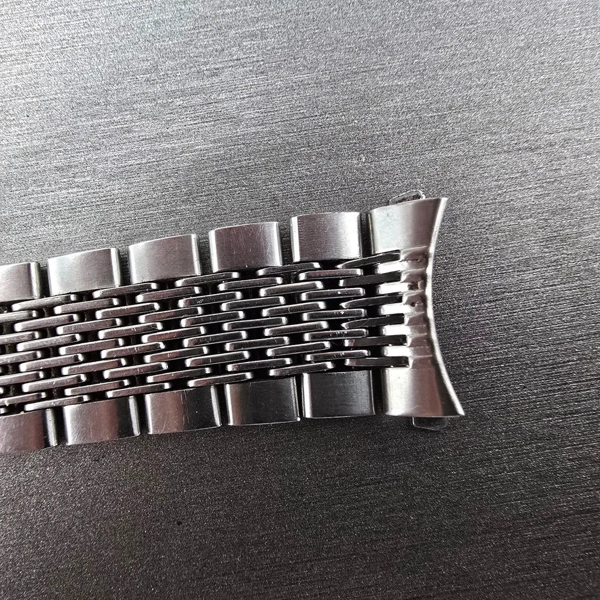 Seiko Lord Maitic Beads Of Rice Bracelet 18mm Stainless Steel XGB062 VTG JDM1